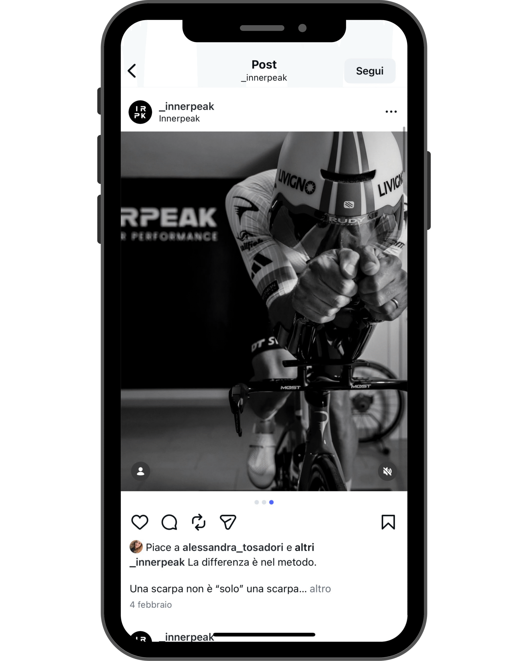 Profilo Instagram Innerpeak