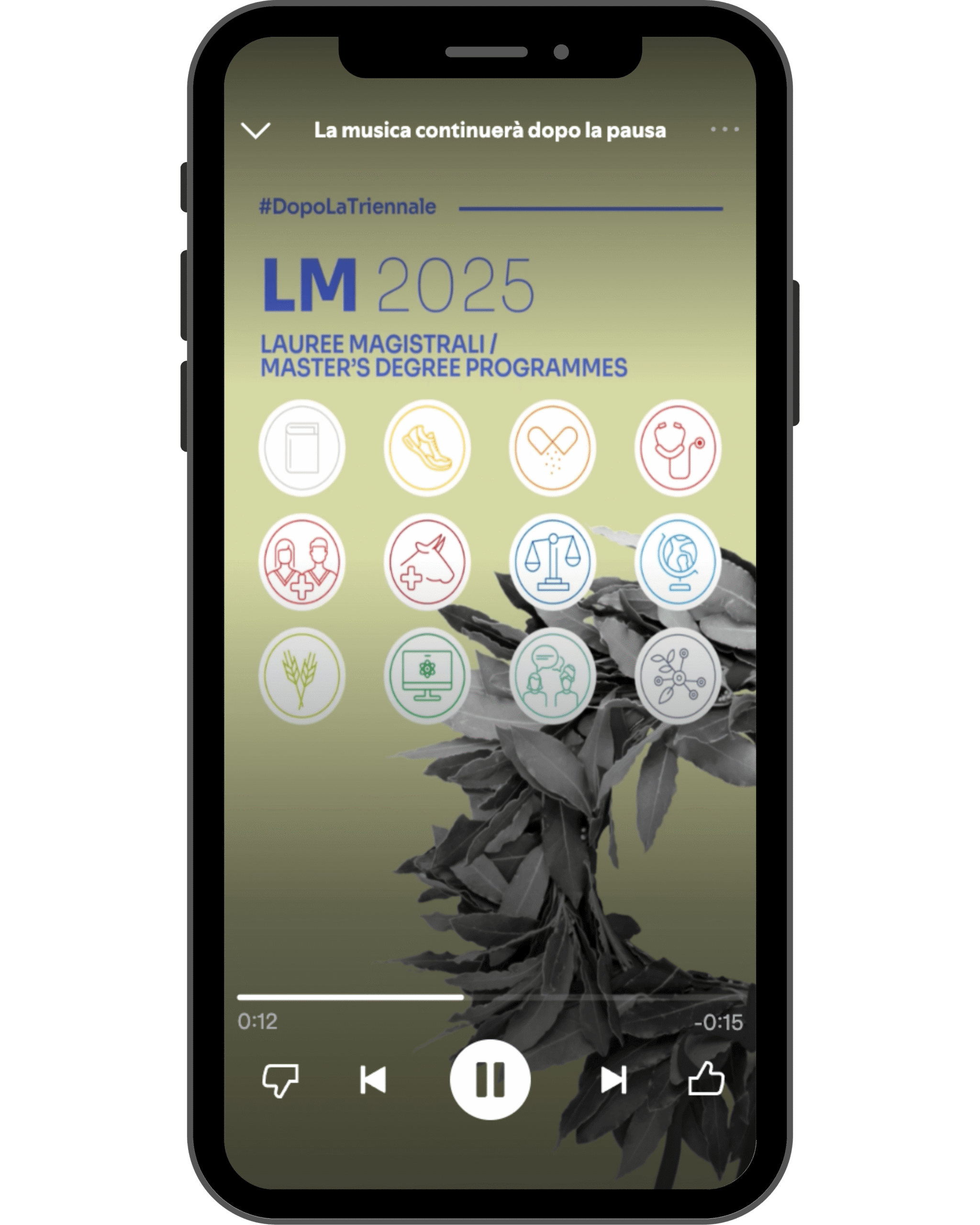 ADV Spotify per Università di Milano