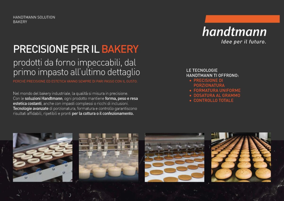 Pubbliredazionali creati per Handtmann per l'inserto Bakery
