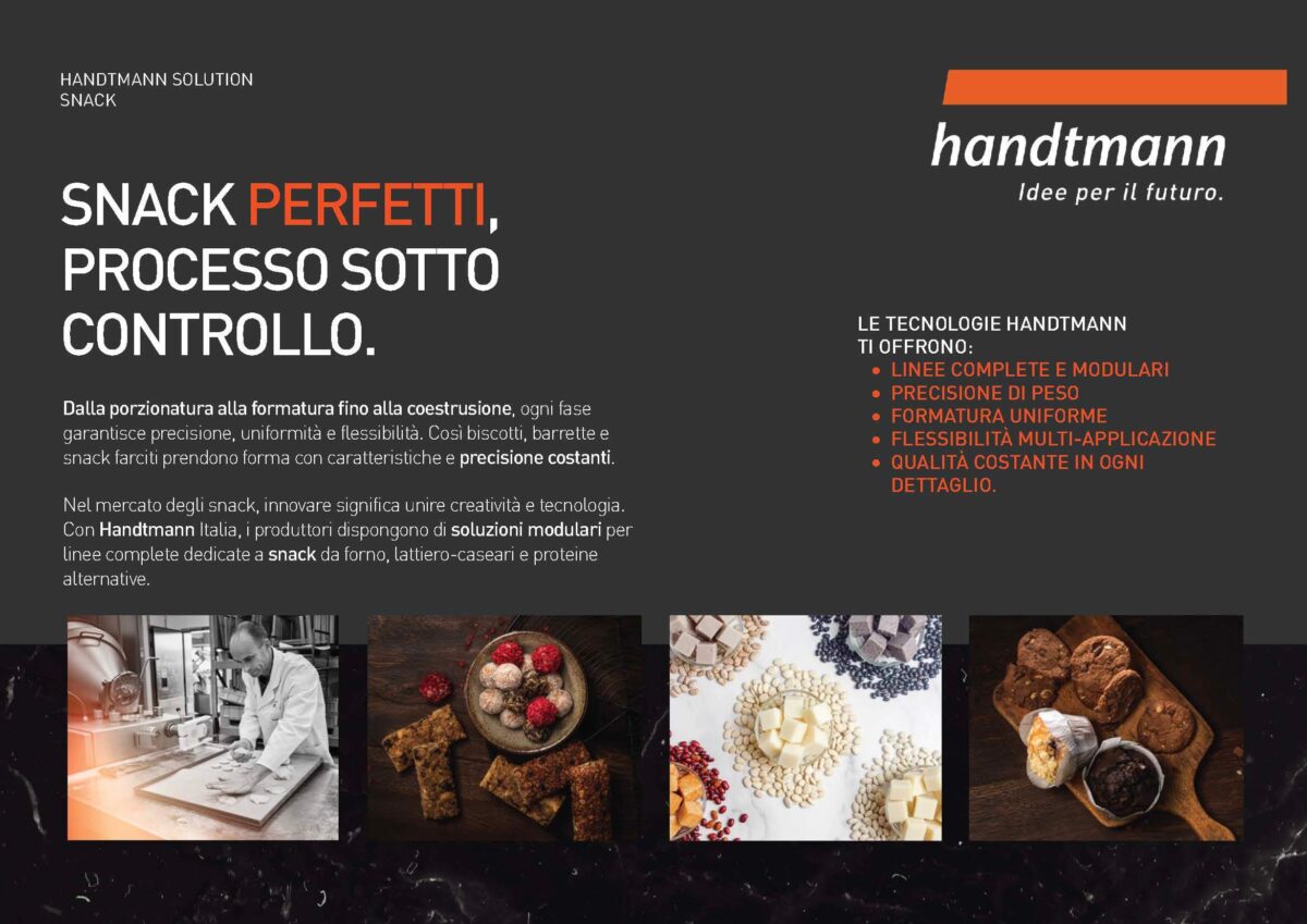 Pubbliredazionali creati per Handtmann per l'inserto DolciSalati&Consumi